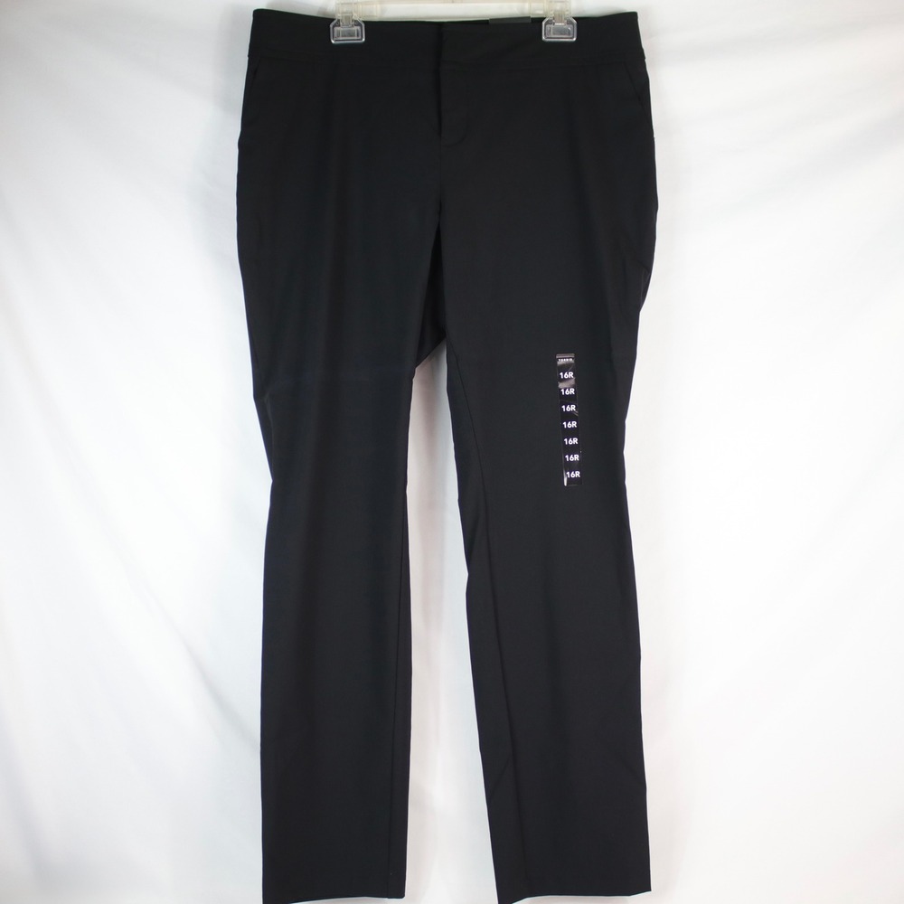 Torrid Black Deluxe Stretch Straight Leg Pants Women's Size 16R